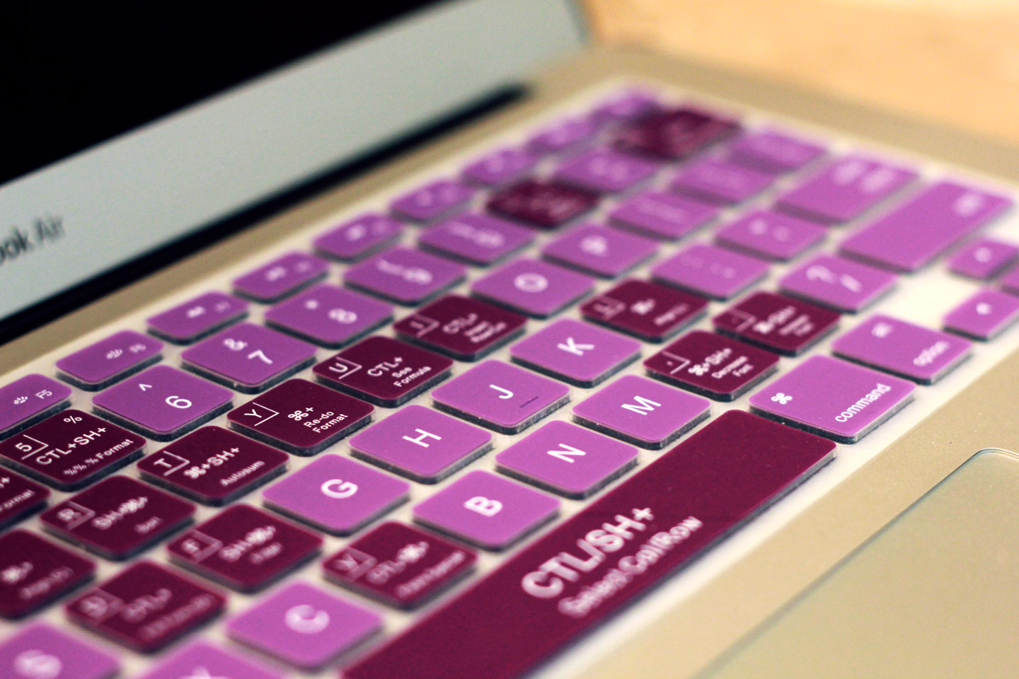 Grape Drink Purple Excel Keyboard Cover • KeyCuts