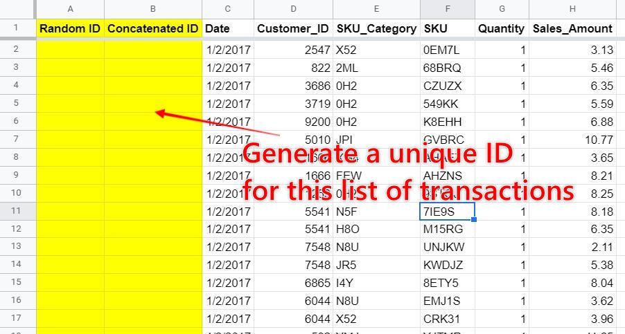 Dear Analyst 68: Generate unique IDs for your dataset for building summary reports in Google Sheets •
